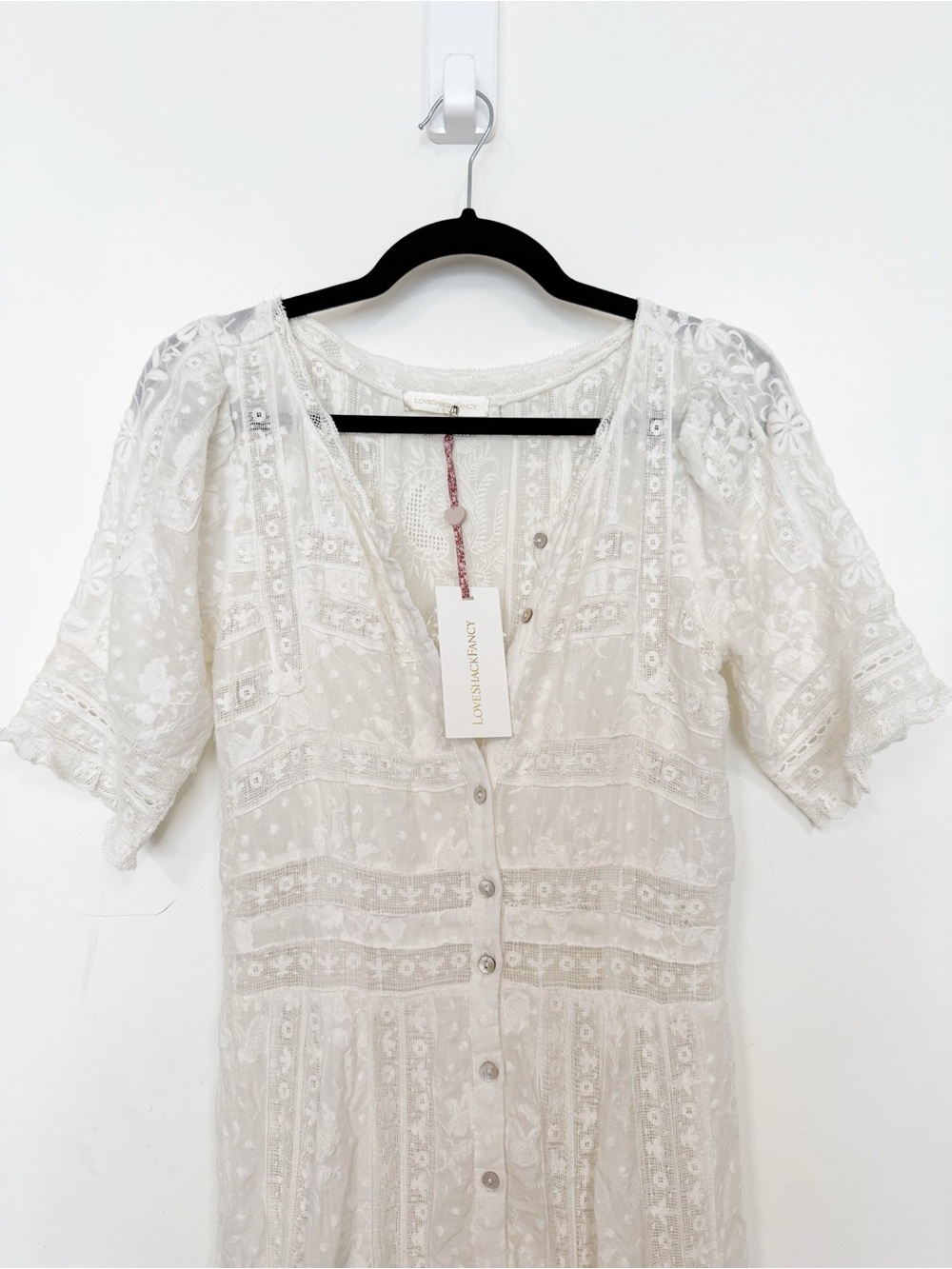 NWT NEW Loveshackfancy Minka Heritage Maxi Dress Size 2 - Picture 8 of 13